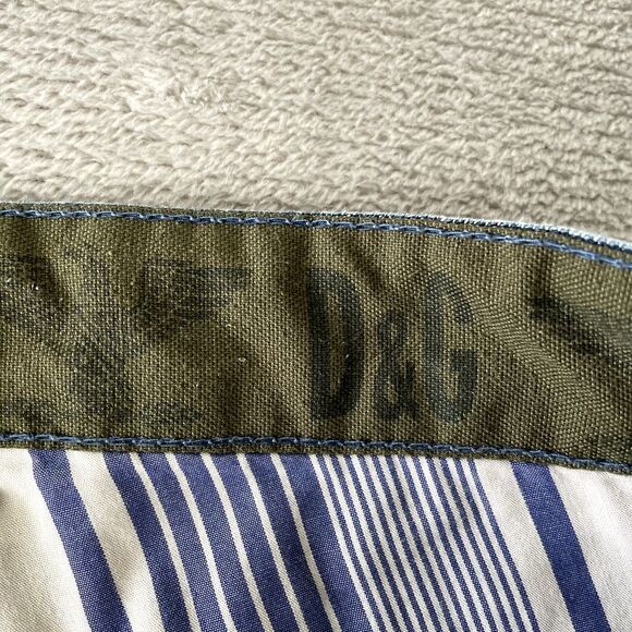 D&G‎ Dolce&Gabbana Jeans Men 32x35 Blue Straight Fit Flap Pockets Paint Splatter - Picture 7 of 16